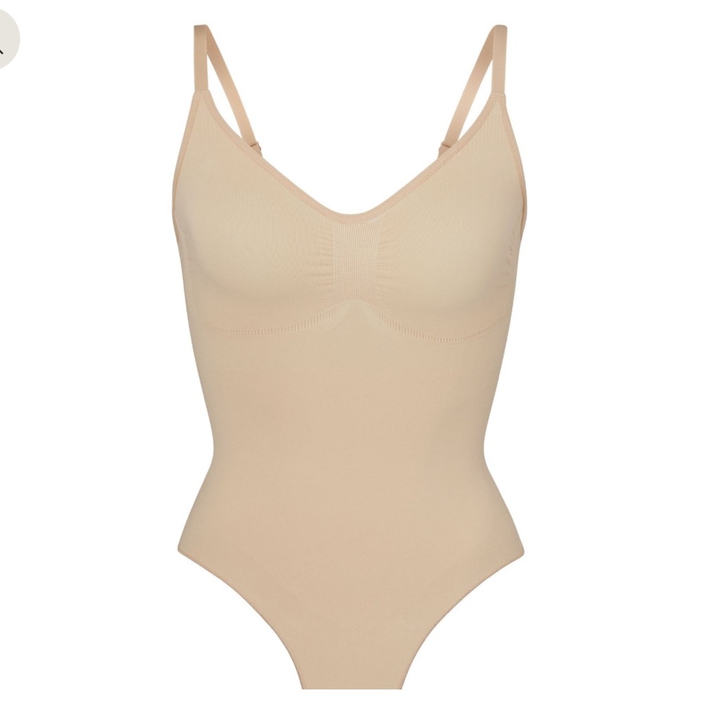 Skims Seamless Sculpt Thong Bodysuit - Mica